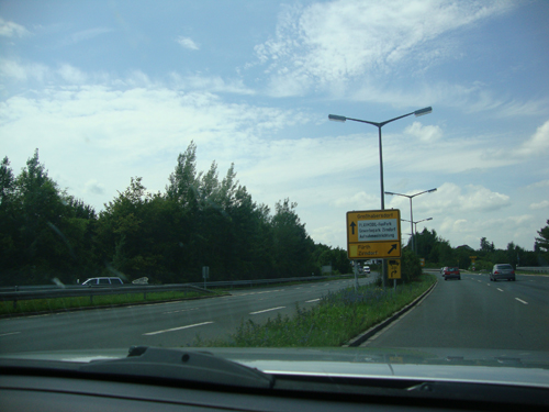 По дороге в парк
